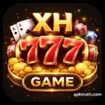 XH 777 Game online slot platform with black theme and casino style design
