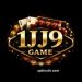 Luxury black and gold 1JJ9 Game logo with casino theme and glowing slot design