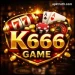 K666 Game logo on a black casino-themed background with slot machine reels, poker chips, roulette wheel, and playing cards.
